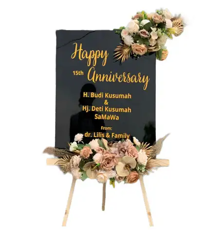 Papan Bunga Akrilik Linggasirna