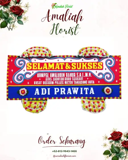 Papan Bunga Ucapan Selamat Linggasirna